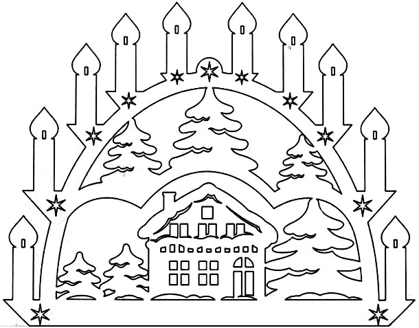 Витинанки на Новий рік 2019 2020: шаблони