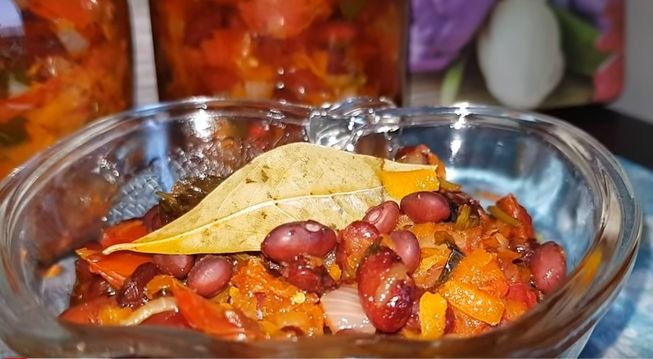 Салат з квасолею на зиму — 5 смачних і корисних рецептів