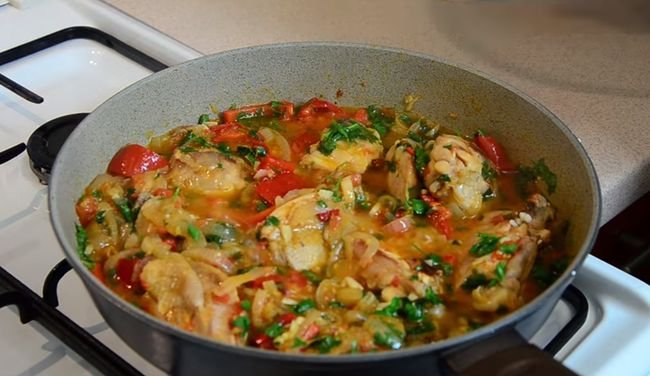Класичний рецепт чахохбілі з курки, по грузинськи