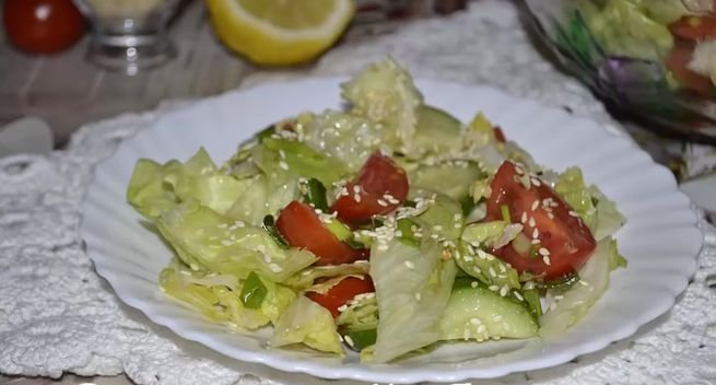 Салат Айсберг — 6 рецептів приготування святкової закуски з листям салату