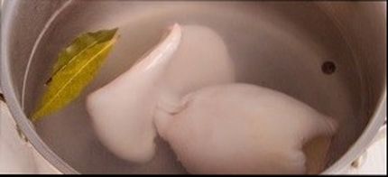 Салат з кальмарів з іншими морепродуктами і морквою по корейськи — смачні святкові салати Салат з кальмарів з іншими морепродуктами і морквою по корейськи — смачні святкові салати