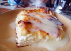 Сирна запіканка зі згущеним молоком на сніданок