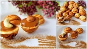 Як спекти горішки зі згущеним молоком будинку