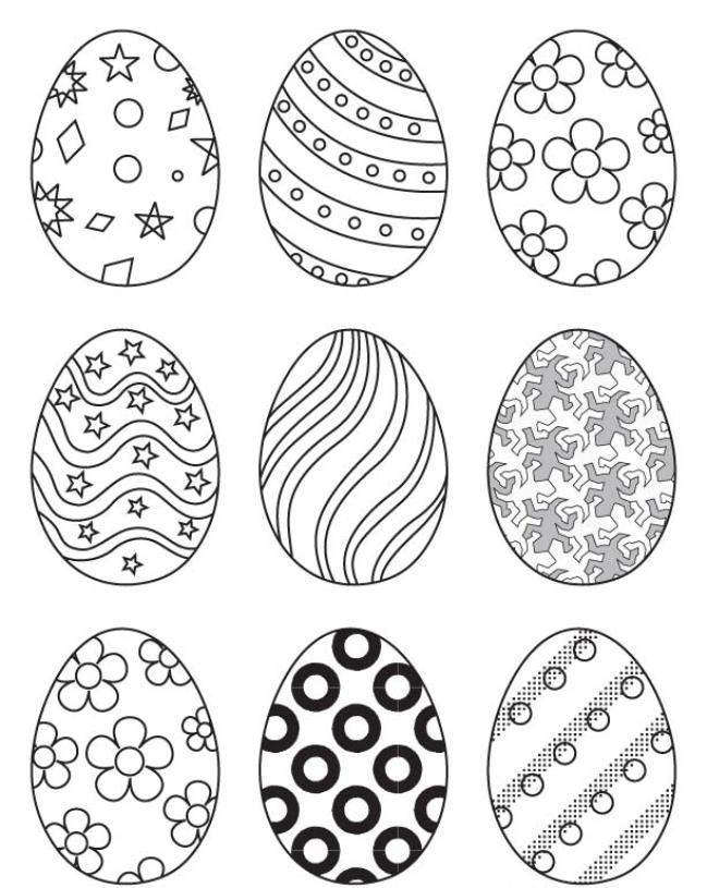 Розмальовки на тему великдень: 100 великодніх розмальовок для дітей Розмальовки на тему великдень: 100 великодніх розмальовок для дітей