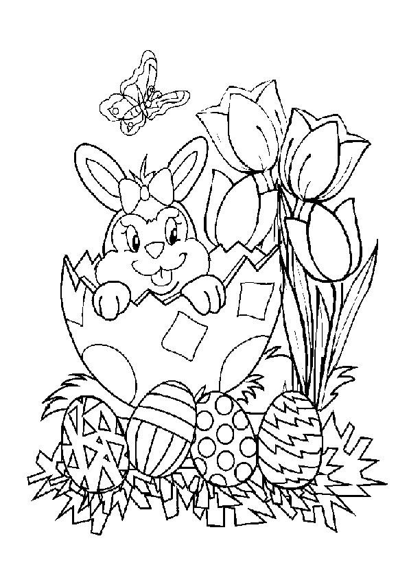 Розмальовки на тему великдень: 100 великодніх розмальовок для дітей Розмальовки на тему великдень: 100 великодніх розмальовок для дітей