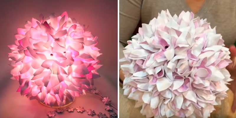 Світильник з фоамирана своїми руками: 7 майстер класів простих і красивих