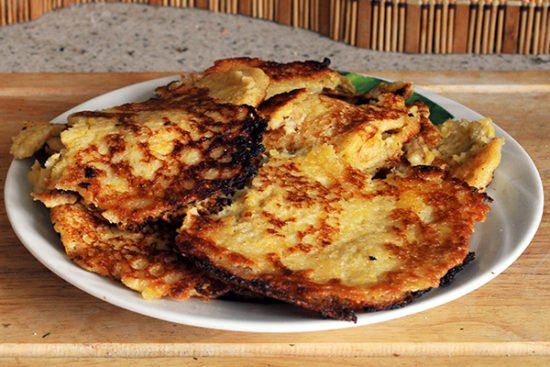 Оладки з кукурудзяної каші