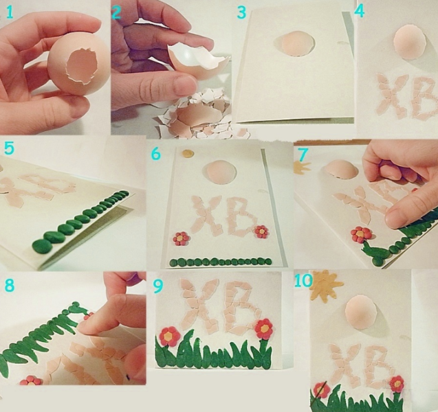 Аплікація до великодня з шаблонами своїми руками Аплікація до великодня з шаблонами своїми руками