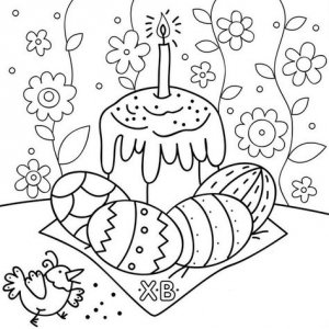 Розмальовки на тему великдень: 100 великодніх розмальовок для дітей Розмальовки на тему великдень: 100 великодніх розмальовок для дітей