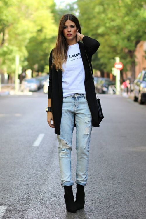 З чим носити світлі джинси (50 фото)