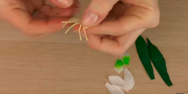Проліски з гофрованого паперу своїми руками: 4 кращих МК Проліски з гофрованого паперу своїми руками: 4 кращих МК