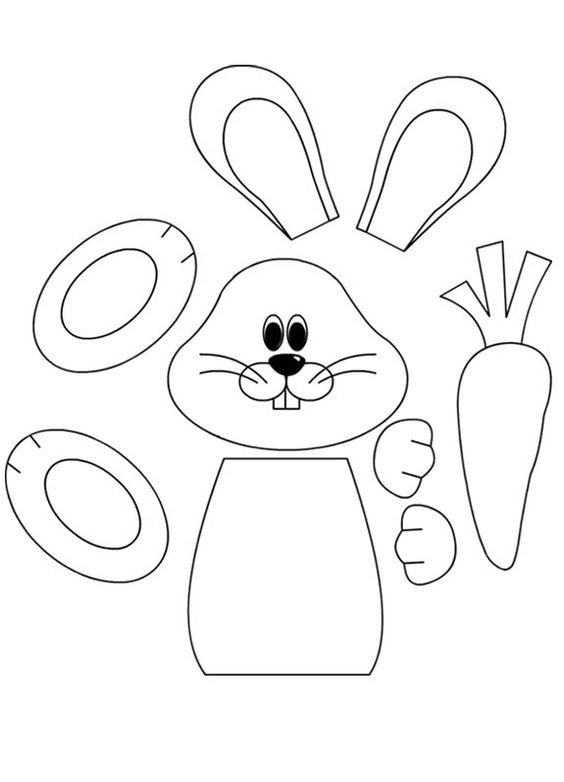 Аплікація до великодня з шаблонами своїми руками Аплікація до великодня з шаблонами своїми руками