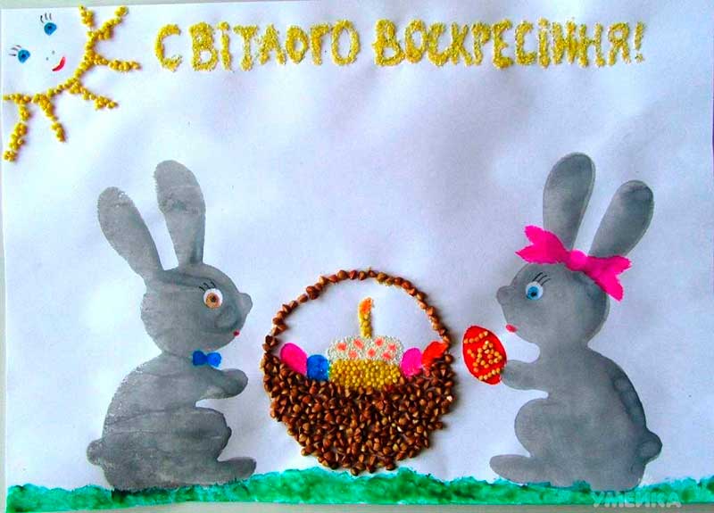 Аплікація до великодня з шаблонами своїми руками Аплікація до великодня з шаблонами своїми руками