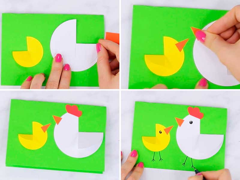 Аплікація до великодня з шаблонами своїми руками Аплікація до великодня з шаблонами своїми руками