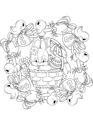 Розмальовки на тему великдень: 100 великодніх розмальовок для дітей Розмальовки на тему великдень: 100 великодніх розмальовок для дітей