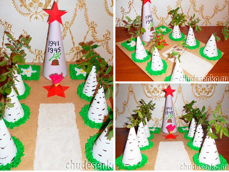 Виріб на 9 травня в дитячий сад своїми руками: ідеї з підручних матеріалів Виріб на 9 травня в дитячий сад своїми руками: ідеї з підручних матеріалів