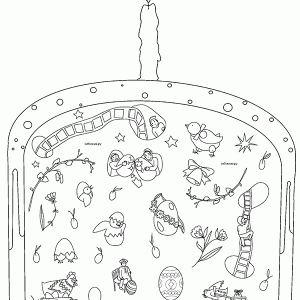 Розмальовки на тему великдень: 100 великодніх розмальовок для дітей Розмальовки на тему великдень: 100 великодніх розмальовок для дітей