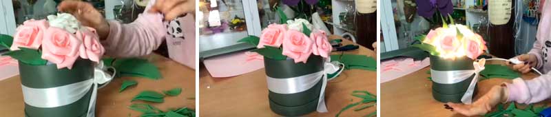 Світильник з фоамирана своїми руками: 7 майстер класів простих і красивих Світильник з фоамирана своїми руками: 7 майстер класів простих і красивих