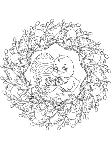 Розмальовки на тему великдень: 100 великодніх розмальовок для дітей Розмальовки на тему великдень: 100 великодніх розмальовок для дітей