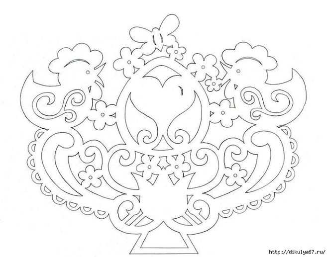 Витинанки на великдень   50 кращих безкоштовних шаблонів