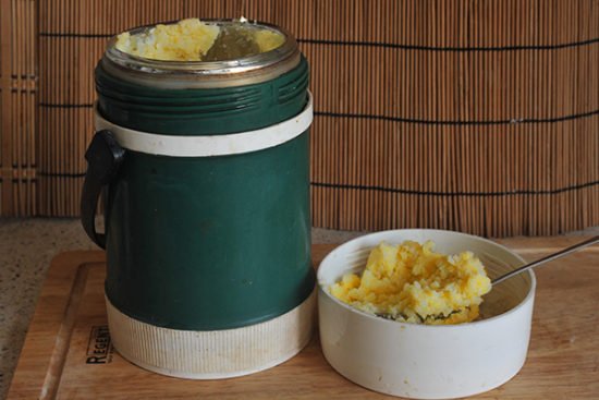 Оладки з кукурудзяної каші