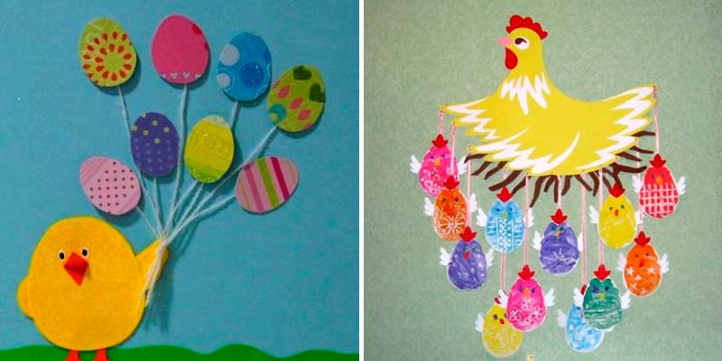 Аплікація до великодня з шаблонами своїми руками Аплікація до великодня з шаблонами своїми руками