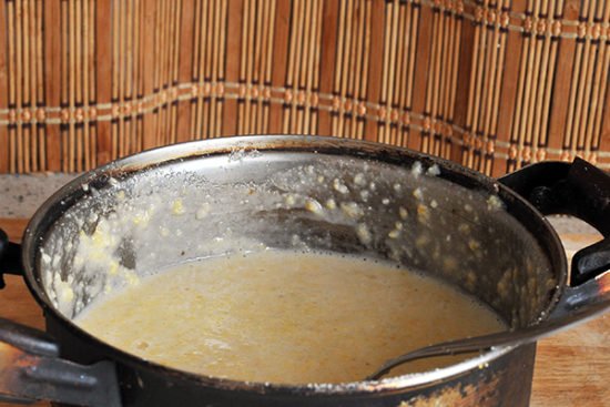 Оладки з кукурудзяної каші