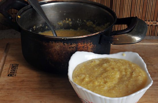 Оладки з кукурудзяної каші