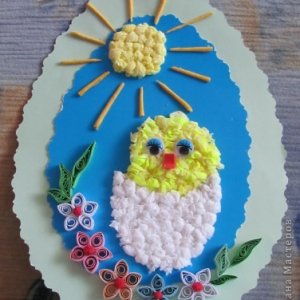 Аплікація до великодня з шаблонами своїми руками Аплікація до великодня з шаблонами своїми руками