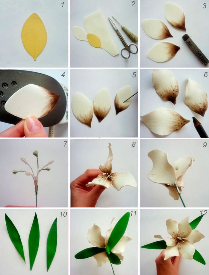 Квіти з фоамирана своїми руками: покрокова фото інструкція з описом Квіти з фоамирана своїми руками: покрокова фото інструкція з описом