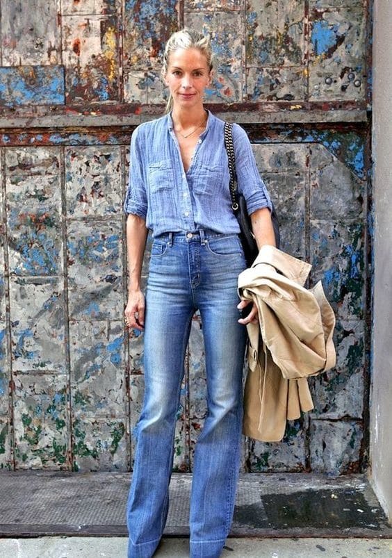 З чим носити світлі джинси (50 фото)