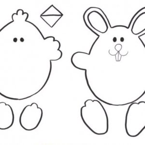 Аплікація до великодня з шаблонами своїми руками Аплікація до великодня з шаблонами своїми руками