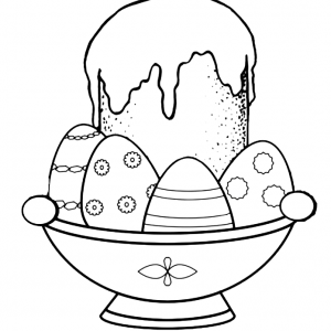 Аплікація до великодня з шаблонами своїми руками Аплікація до великодня з шаблонами своїми руками