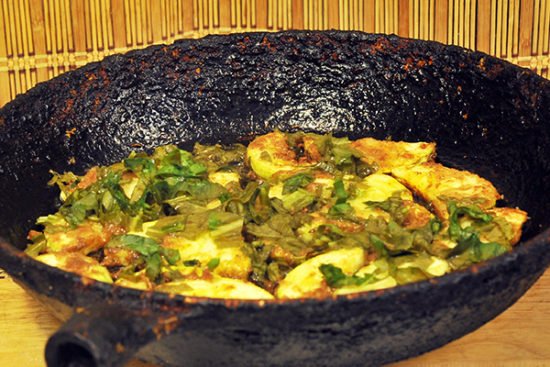 Весняний омлет з кабачками