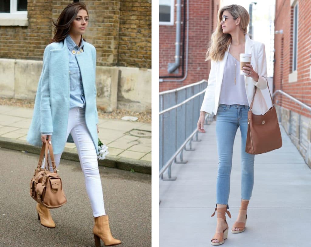 З чим носити світлі джинси (50 фото)