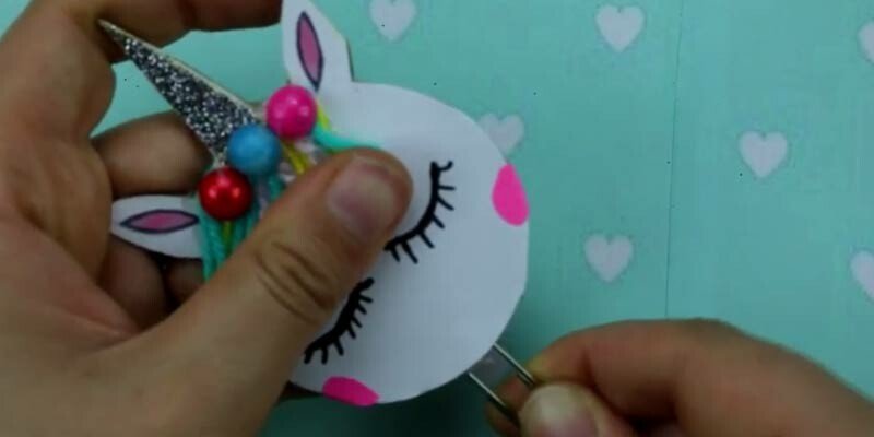 Закладка єдиноріг з паперу шаблони, роздруківки і схема орігамі Закладка єдиноріг з паперу шаблони, роздруківки і схема орігамі