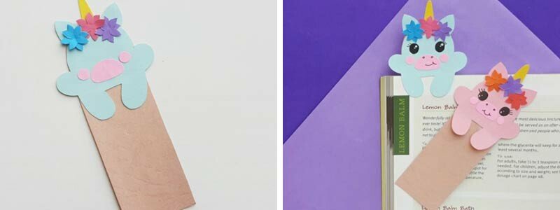 Закладка єдиноріг з паперу шаблони, роздруківки і схема орігамі Закладка єдиноріг з паперу шаблони, роздруківки і схема орігамі