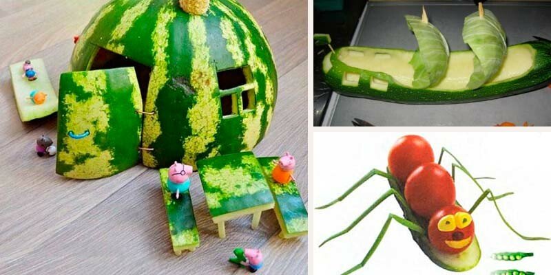Вироби з овочів та фруктів своїми руками для дитячого саду і виставки Вироби з овочів та фруктів своїми руками для дитячого саду і виставки