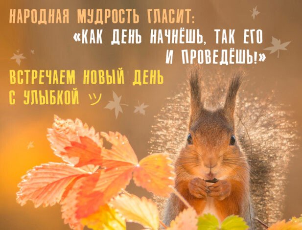 Листівки з добрим осіннім ранком і гарним настроєм (нові та гарні)
