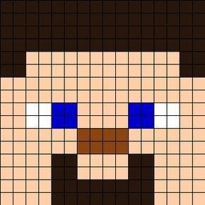 Як намалювати майнкрафт Стіва, Алекс, скіни по клітинках і олівцем Як намалювати майнкрафт Стіва, Алекс, скіни по клітинках і олівцем