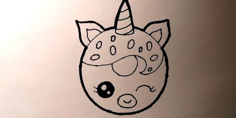 Як намалювати няшного єдинорога легко і просто Як намалювати няшного єдинорога легко і просто