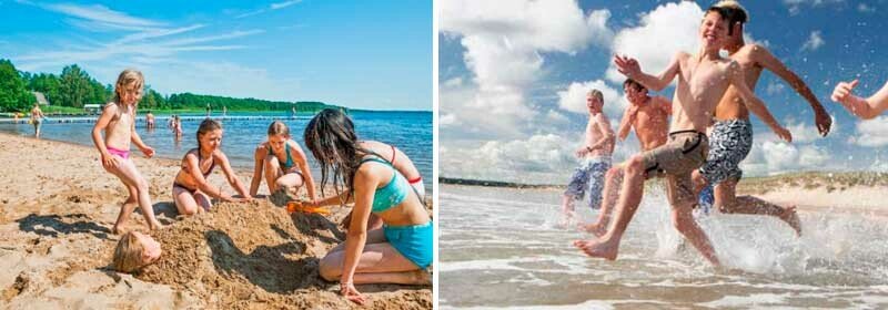Ігри на пляжі для дітей і дорослих + ігри в таборі на морі Ігри на пляжі для дітей і дорослих + ігри в таборі на морі