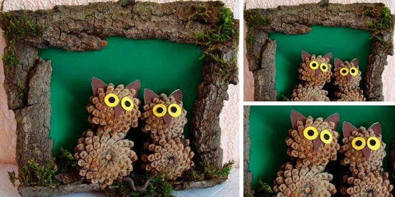 Осінні вироби з шишок своїми руками для школи та дитячого садка Осінні вироби з шишок своїми руками для школи та дитячого садка