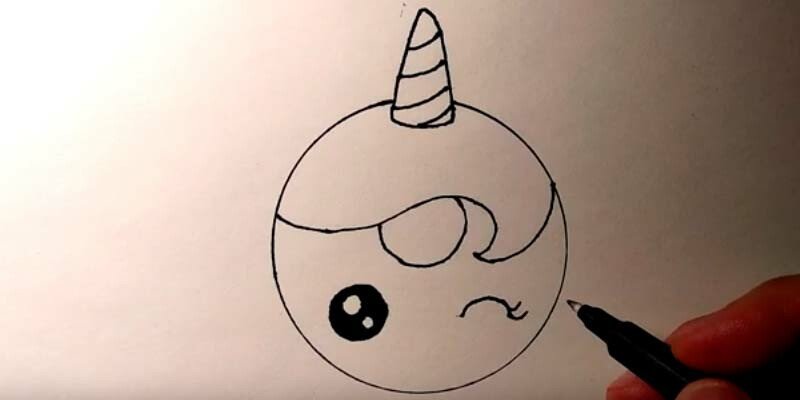 Як намалювати няшного єдинорога легко і просто Як намалювати няшного єдинорога легко і просто