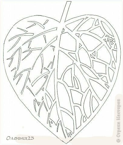 Осіннє листя з паперу: шаблони та трафарети для вирізання Осіннє листя з паперу: шаблони та трафарети для вирізання