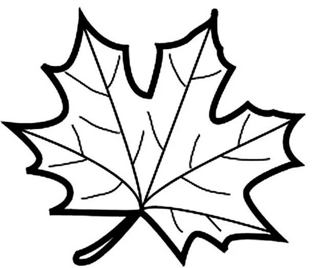 Осіннє листя з паперу: шаблони та трафарети для вирізання