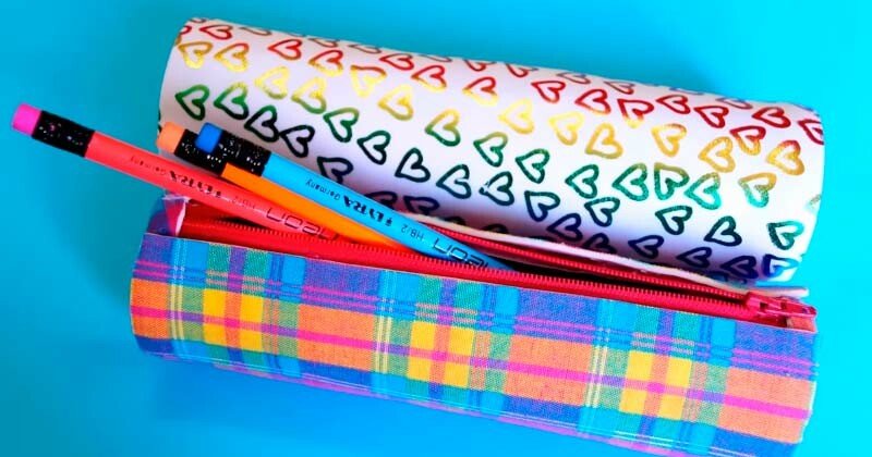 Пенал з джинсової тканини (джинсів) своїми руками: 8 майстер класів