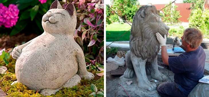 Всі новинки виробів для саду з цементу своїми руками — садовий декор та прикраси