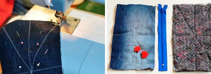 Пенал з джинсової тканини (джинсів) своїми руками: 8 майстер класів