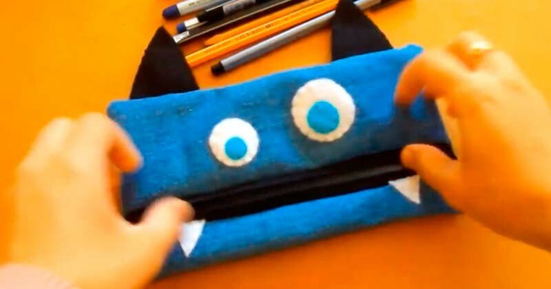 Пенал з джинсової тканини (джинсів) своїми руками: 8 майстер класів